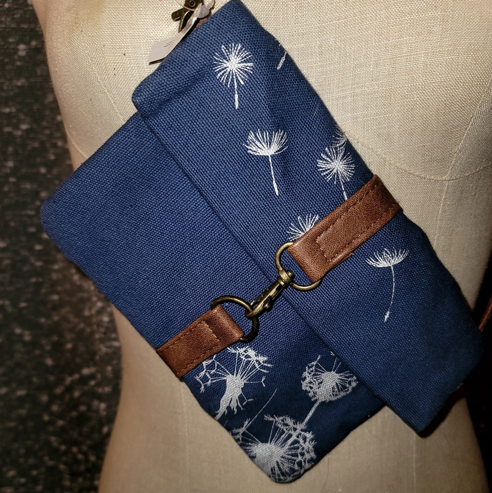 New Crossbody Purse with long brown strap